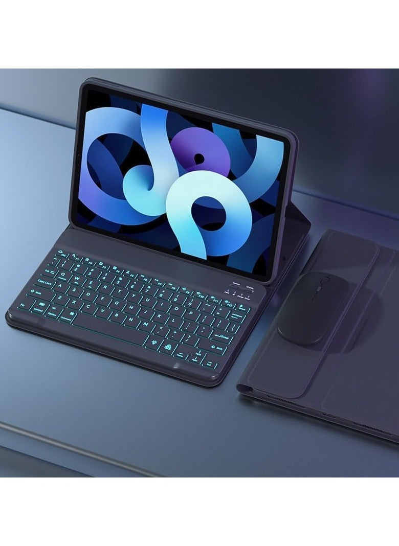 General - Backlight Keyboard Case for Xiaomi Pad 6/6 Pro 11 Inch,Multi-view Bracket,7-color Backlit Wireless Bluetooth Keyboard Case with Mouse - Image 1