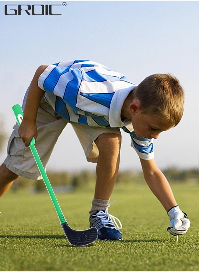 GROIC Kids Golf Clubs Set, Toddler Golf Toy, Early Educational Outdoors Exercise Toy for Kid with 1 Golf Cart, 3 Golf Clubs, 2 Practice Holes, 2 Golf Tees, 2 Golf Flag, 4 Balls  - Image 5