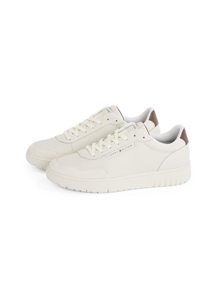 TOMMY HILFIGER BASKETBALL CORE LEATHER TRAINERS  - Image 4