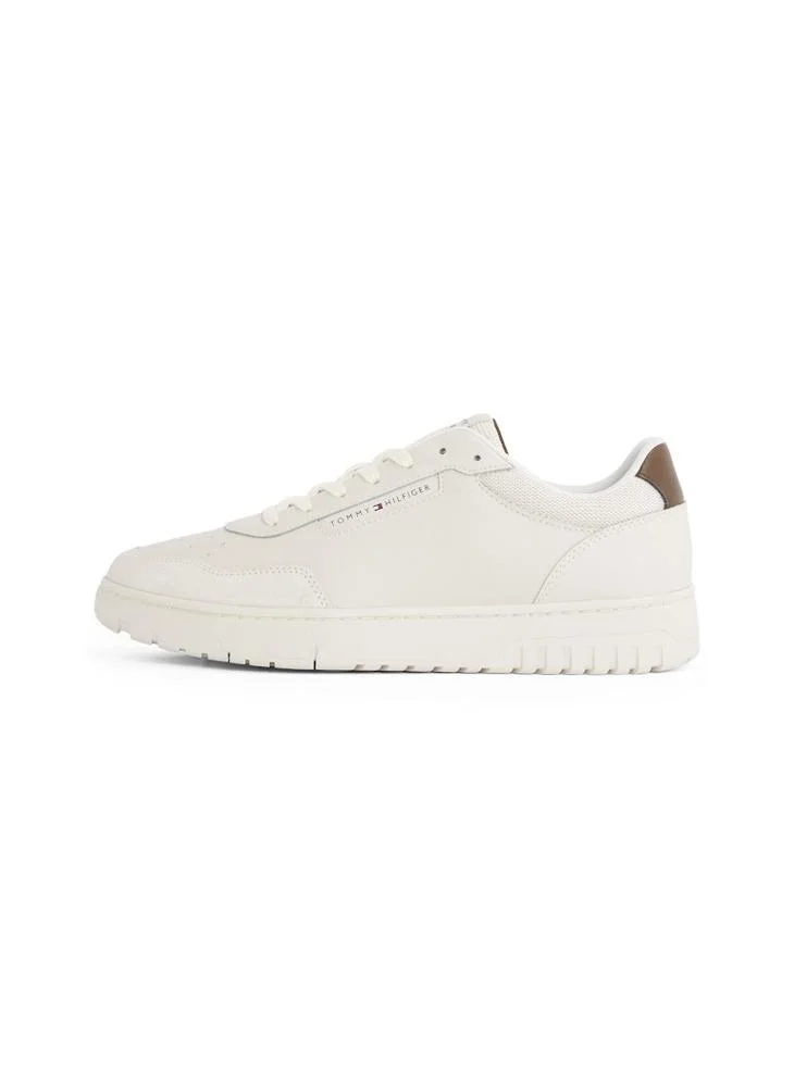 TOMMY HILFIGER BASKETBALL CORE LEATHER TRAINERS