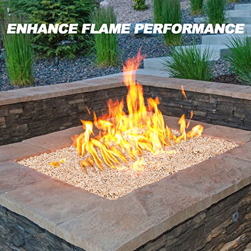 Skyflame 10Lb Silica Sand for Fire Pits and Fireplaces, Heat Proof Base Layer Decoration Under Gas Logs, Vermiculite, Lava Rock or Fire Glass for Indoor/Outdoor Decor, Gardening, Vase Filler - Image 3