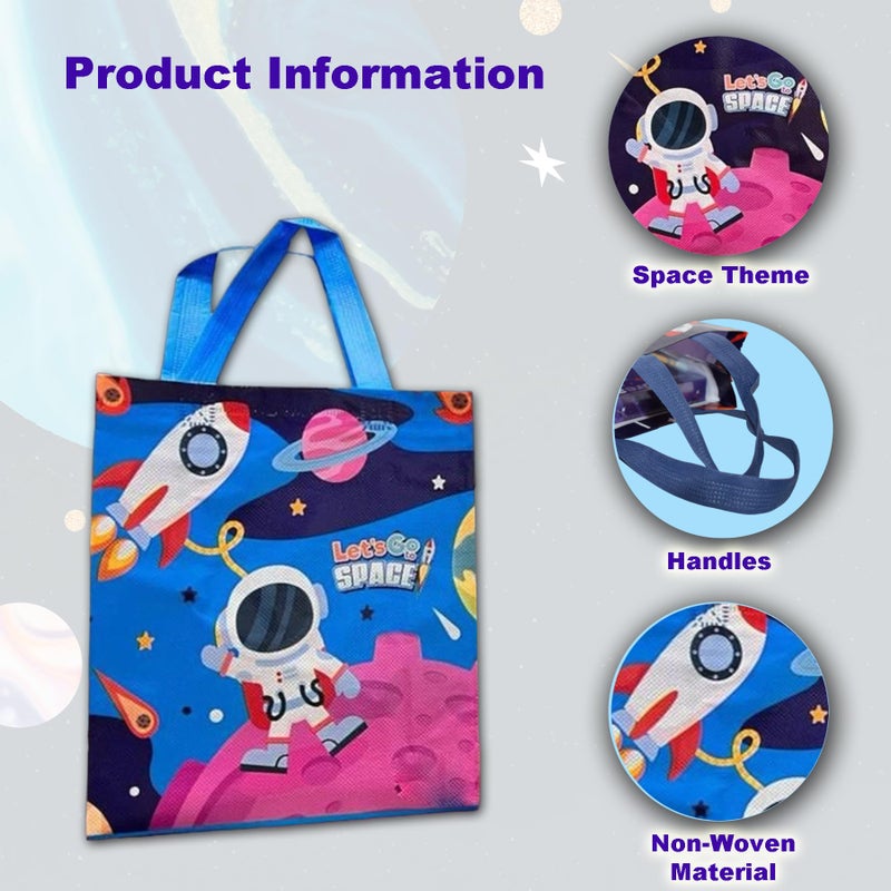 Asera Space Gifting Bags for Return Gifts for Kids, Multipurpose Reusable Gift Bag, Birthday Gifts Party Carry Bag, (Gift Bags Space 12 Pcs) - Image 4