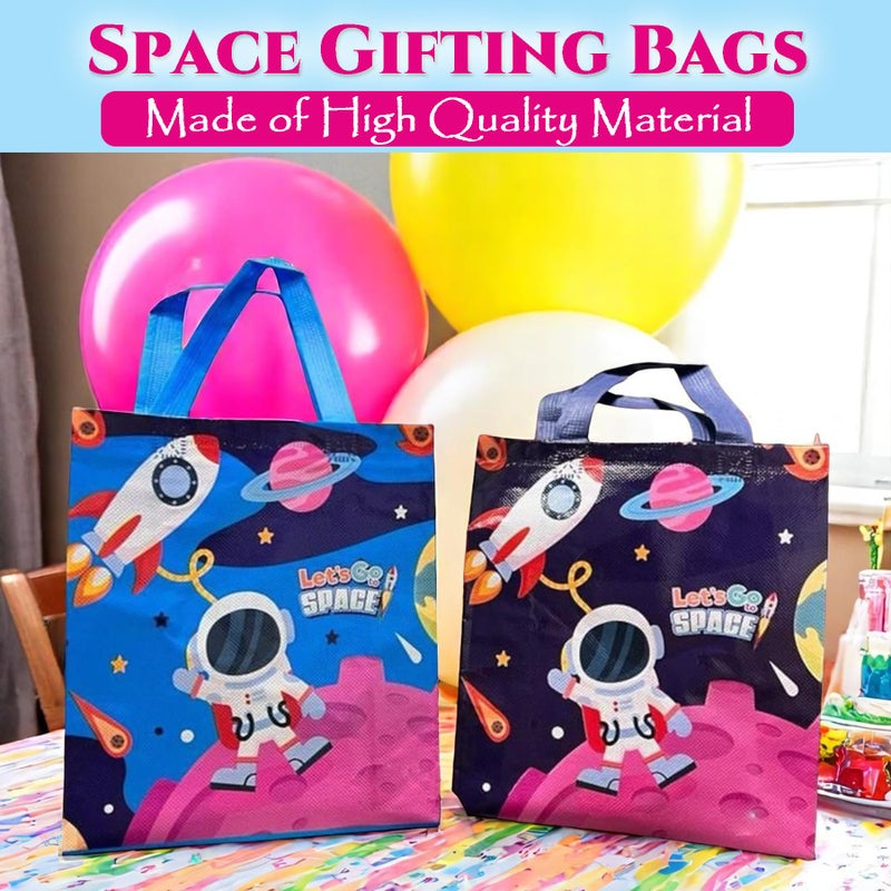 Asera Space Gifting Bags for Return Gifts for Kids, Multipurpose Reusable Gift Bag, Birthday Gifts Party Carry Bag, (Gift Bags Space 12 Pcs) - Image 5
