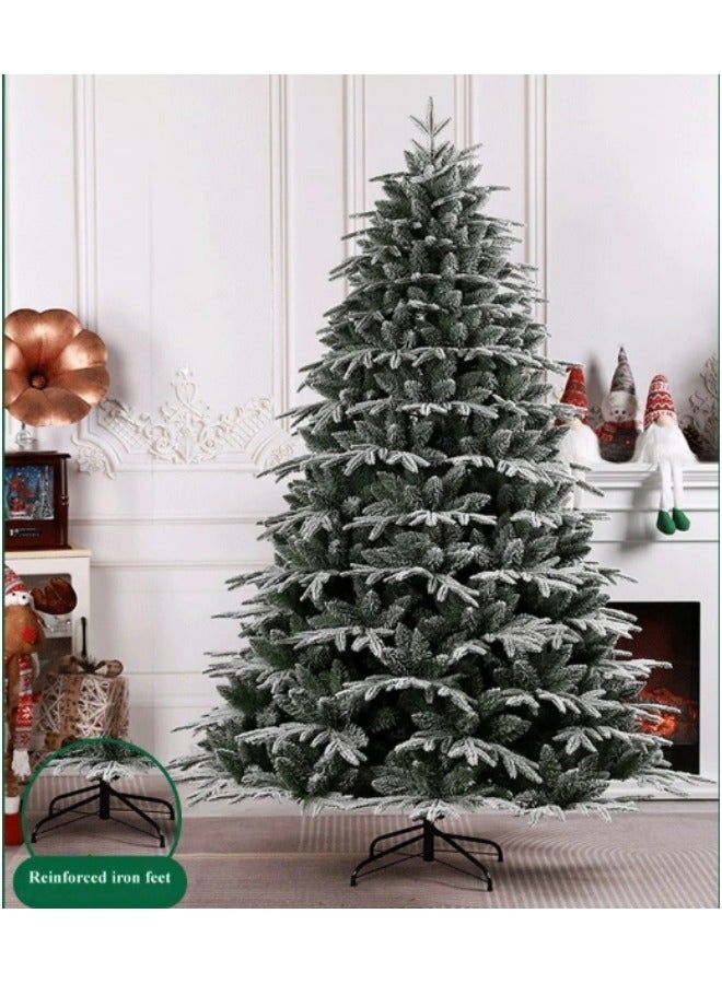 GGEROU Artificial Christmas Trees 7FT Xmas Tree PE PVC Material Christmas Tree with 1050 Branch Tips and Metal Foldable Stand - Image 2