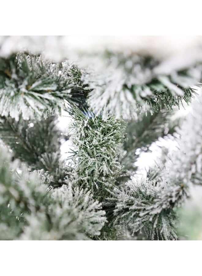 GGEROU Artificial Christmas Trees 7FT Xmas Tree PE PVC Material Christmas Tree with 1050 Branch Tips and Metal Foldable Stand - Image 4