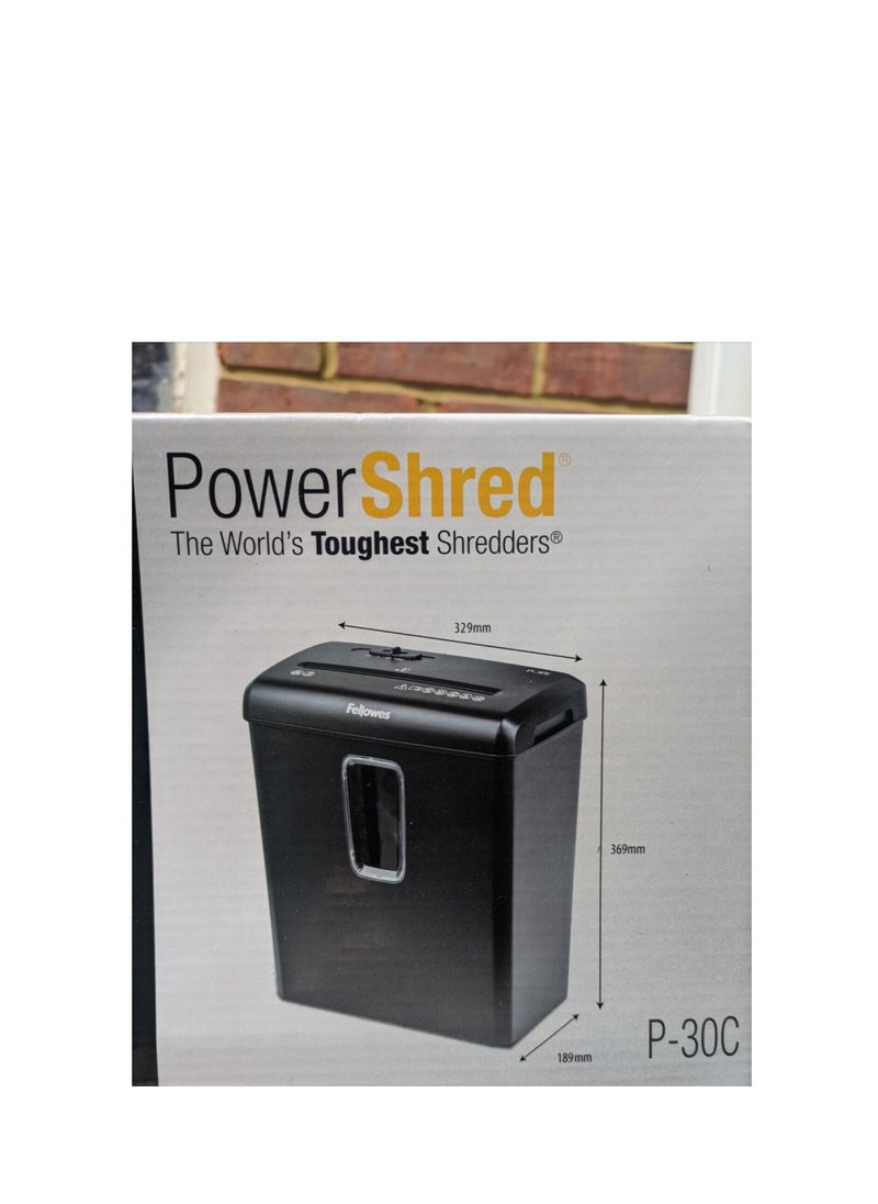 Fellows - PowerShred P-30C Cross-cut Paper Shredder - Image 1