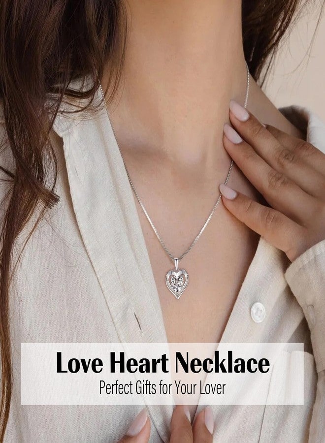Sistble Mothers Day Gifts for Bonus Daughter, Bonus Daughter Necklace from Mom Love Heart Necklace I Love You Gift for Her Stepdaughter Birthday Gift Ideas Valentines Christmas Jewelry - Image 3