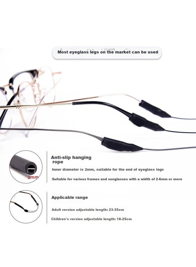 Hb Children's Thick Gl Legs Eyeglass Straps 4 Pack Stretchable Adjustable For Playing Ball Running Gl Anti-drop Fixing Anti-slip Artifact - Image 1