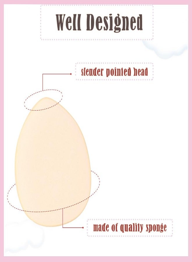 metulip 35pcs Finger Powder Puff Mini Powder Puff Finger Puff Makeup Sponge Under Eye Concealer Sponge - Image 3