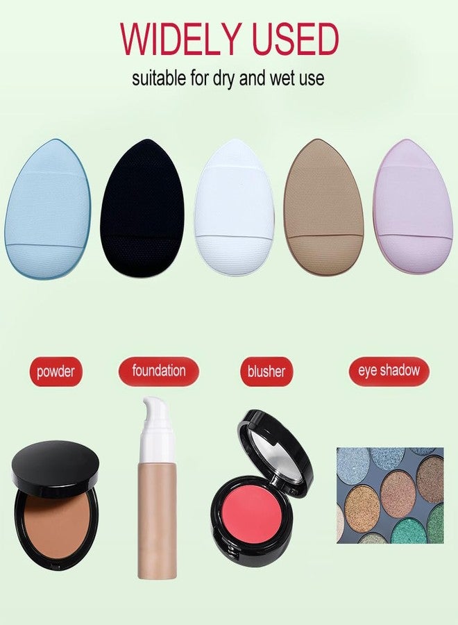 metulip 35pcs Finger Powder Puff Mini Powder Puff Finger Puff Makeup Sponge Under Eye Concealer Sponge - Image 4