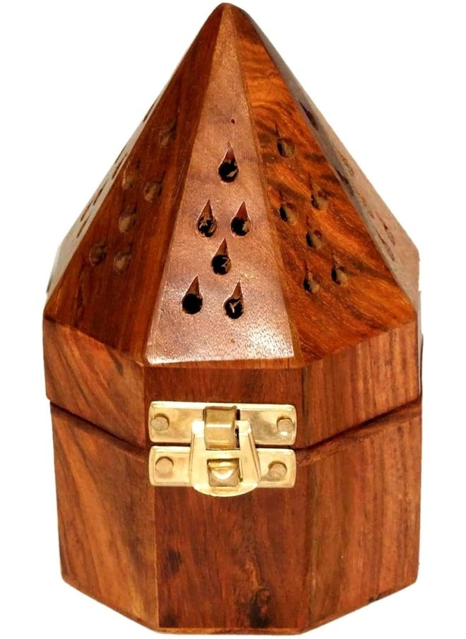 SAQOWARE Saqoware Wooden Bakhoor Burner, Large  - Image 1