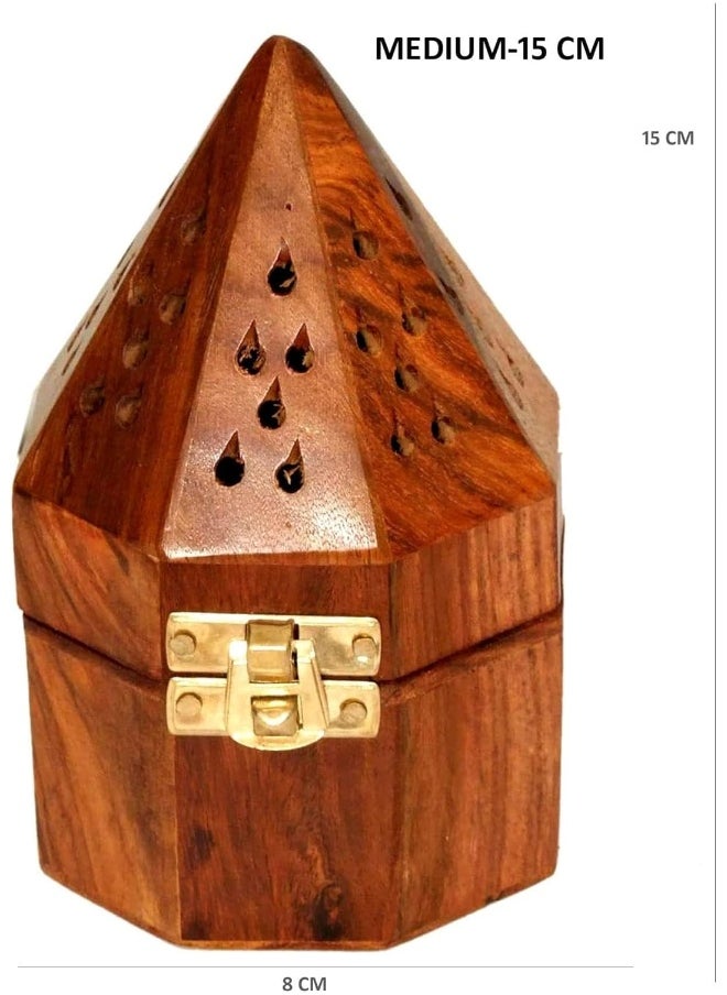 SAQOWARE Saqoware Wooden Bakhoor Burner, Large  - Image 3