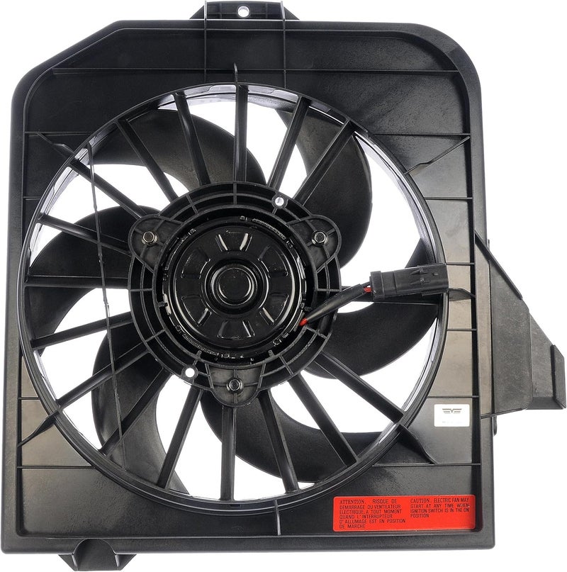 Dorman 620-017 Passenger Side Engine Cooling Fan Assembly for Chrysler/Dodge Models - Image 1