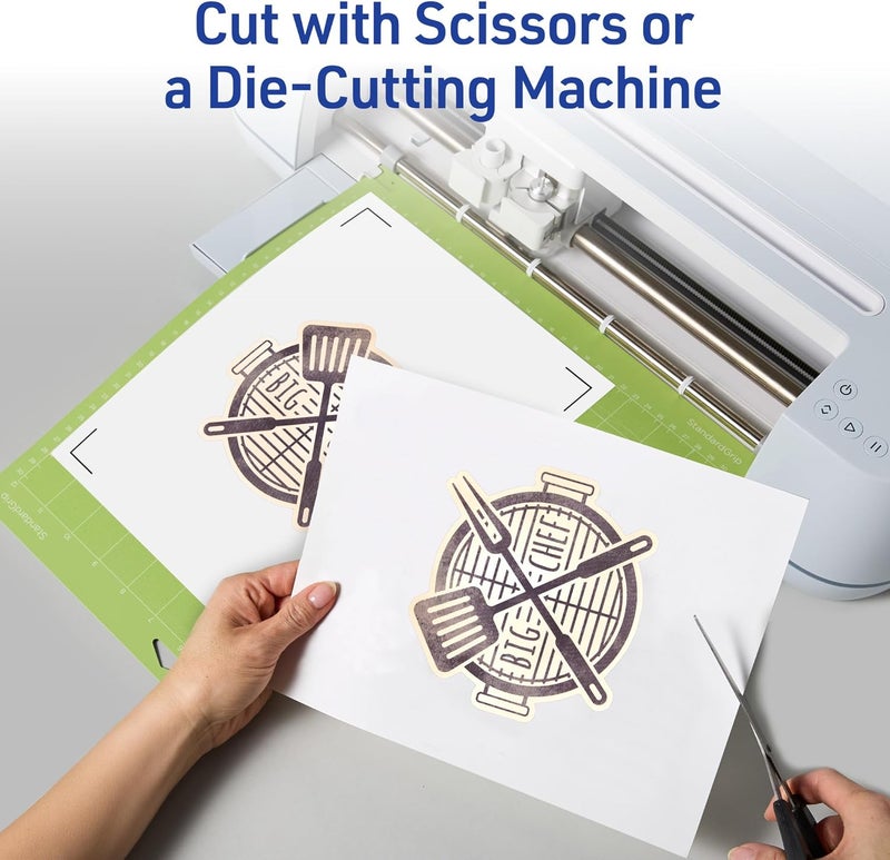 AVERY Printable Heat Transfer Paper for Dark Fabrics, 8.5" x 11", Inkjet Printer Compatible, 30 Sheets of Iron On Transfer Paper Total (6-Pack of 3279) - Image 5