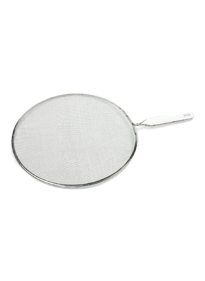 Chef Craft Splatter Screen with Handle Silver 42 x 1.333 x 31.2 cm 21072  - Image 3