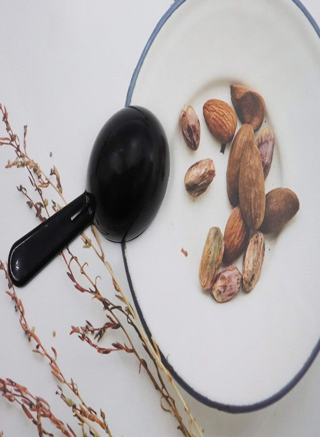 Sowaka 5 Pcs 0.25 OZ Coffee Spoons Plastic Short Handle Black Measuring Tablespoon for Coffee Tea Milk Powder Sugar Cereal - Image 2