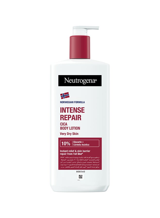 Neutrogena Norwegian Formula Intense Repair CICA Body Lotion For Very Dry Skin, 400ml red 400ml