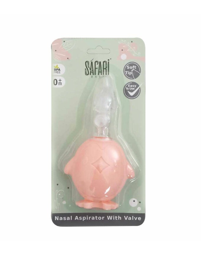 Safari Pink Valve nasal aspirator 