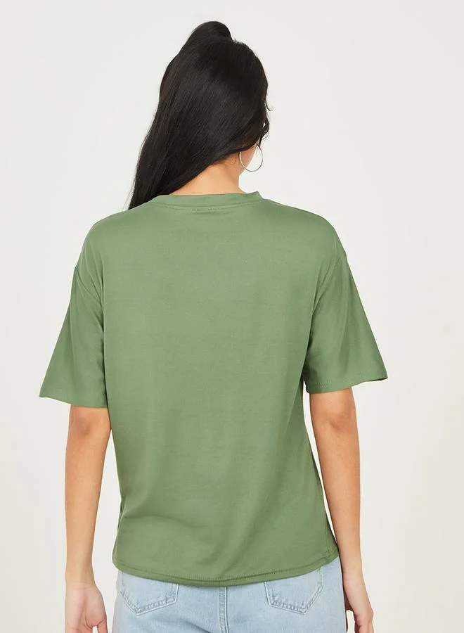 Take Two Emboridered Cheers T-Shirt