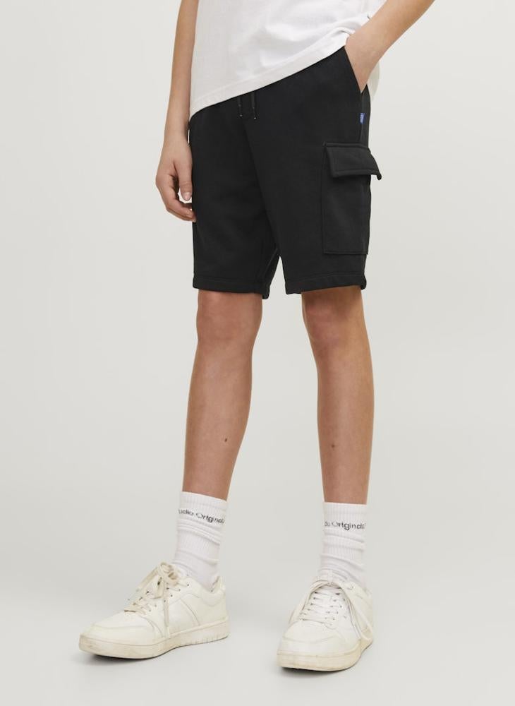 Jack & Jones Junior - Kids Cargo Logo Sweat Shorts - Image 1