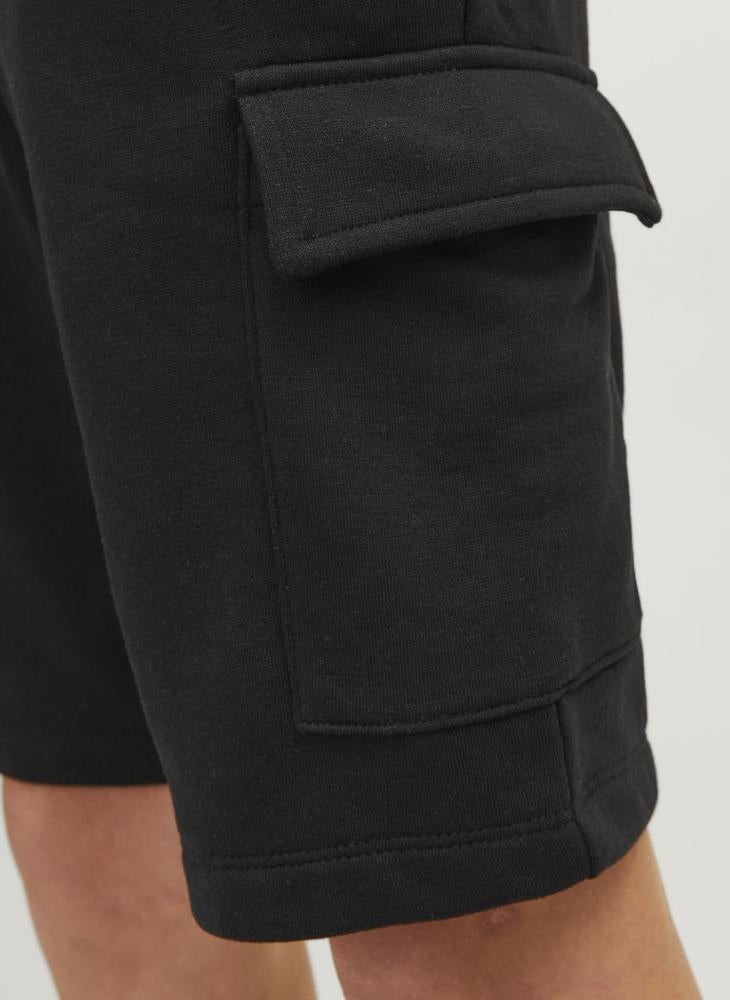 Jack & Jones Junior - Kids Cargo Logo Sweat Shorts - Image 1