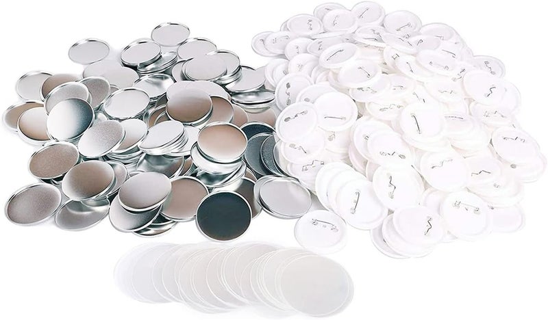 LiebeWH 200 Sheets Transparent Badge Film Button Maker Supplies Clear PVC Badge Protective Film for Craft DIY Protection (56MM) - Image 3