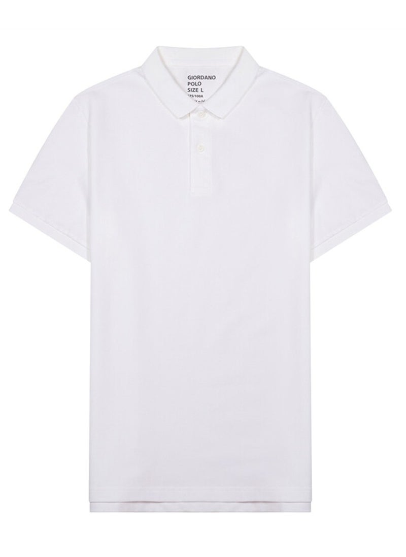 GIORDANO - Men's Polo White - Image 1