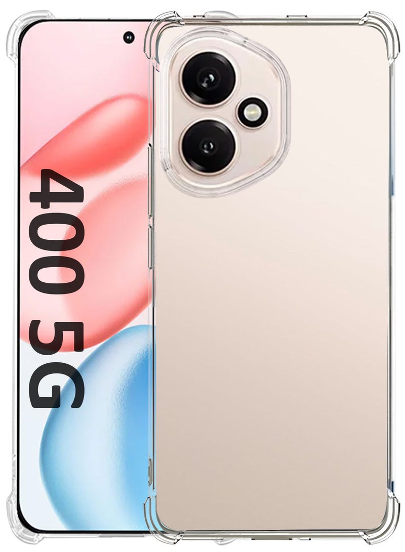 CATANES Gorilla Shockproof Clear TPU Case Cover for Honor 400 5G – Air Cushion Corners & Raised Camera Guard - Image 1