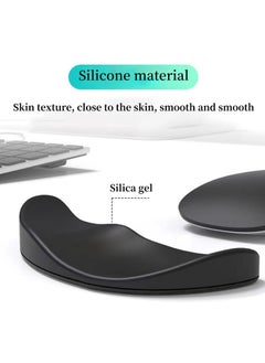 CMGTYYD Ergonomic Gliding Palm Rest, 2PCS Wrist Rest for Mouse, Sliding Palm Rest That Moves with the Mouse, Mouse Wrist Rest Support Relieve Wrist Pain Suitable for Office, Computer  - Image 2