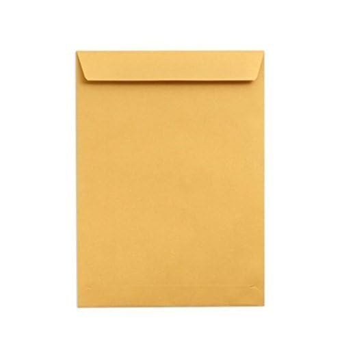 AccuPrints 10 x 12 Envelope Size A4 Size Envelopes Ideal For Home Office Secure Mailing (25 Pack) (Yellow) - Image 2