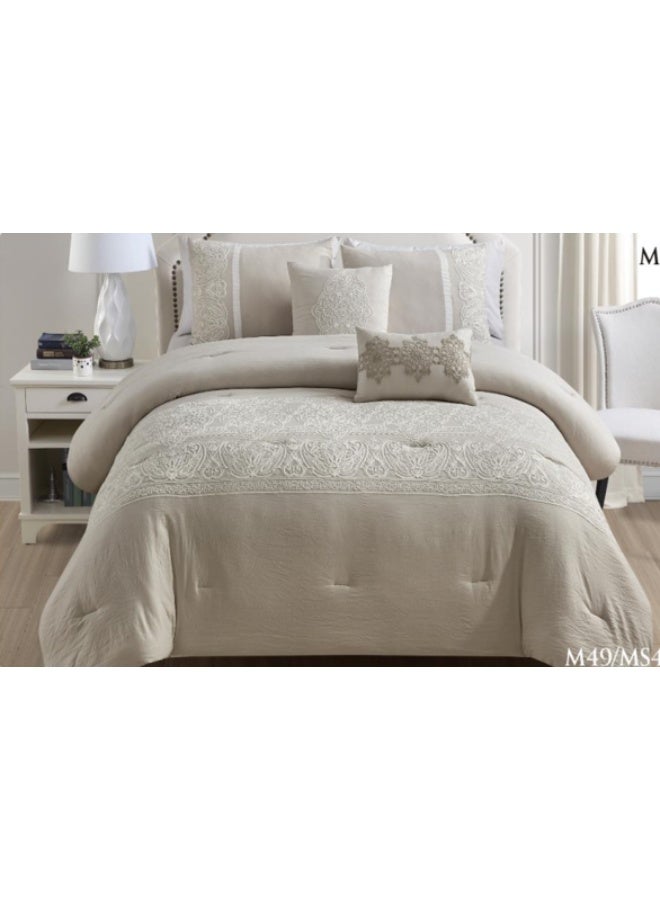 8-piece embroidered bedspread for two people