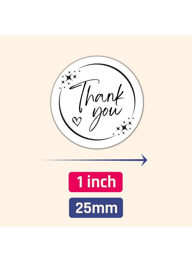 TownStix 700 Pieces 1 Inch Thank You Stickers Labels For Small Business Packaging - Image 2
