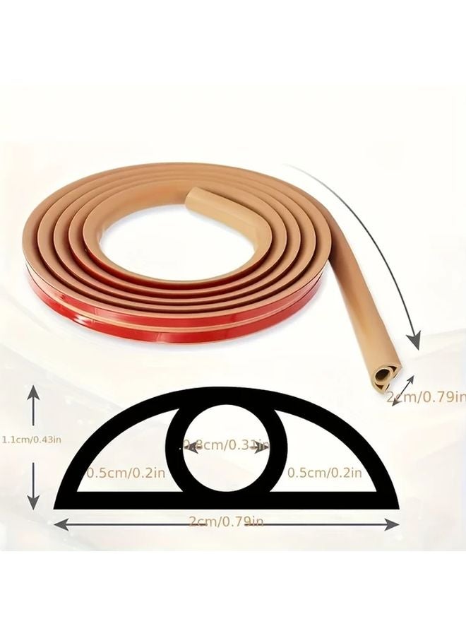 مجموعة واحدة من واقي أسلاك الأرضية من PVC الأبيض اللاصق ذاتيًا للمنزل والمكتب - Image 4