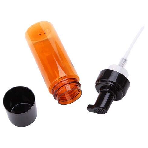 Natuworld 1Pcs 100ml/3.4oz Amber Plastic Foaming Pump Dispenser Travel Size Empty Foam Pump Hand Wash Dispenser Mousses Bottle Storage Containers for Lotion Facial Cleanser Shampoo Hand Wash - Image 3
