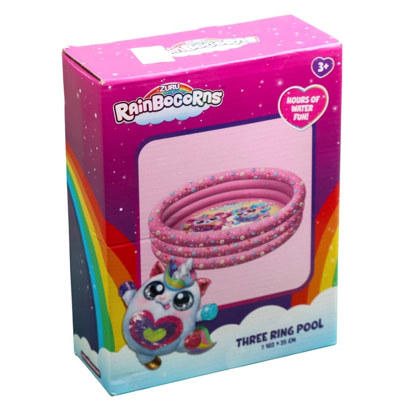 رينبوكورنز حمام السباحة الدائري 102x25 سم - INF-SB-04 - Image 1