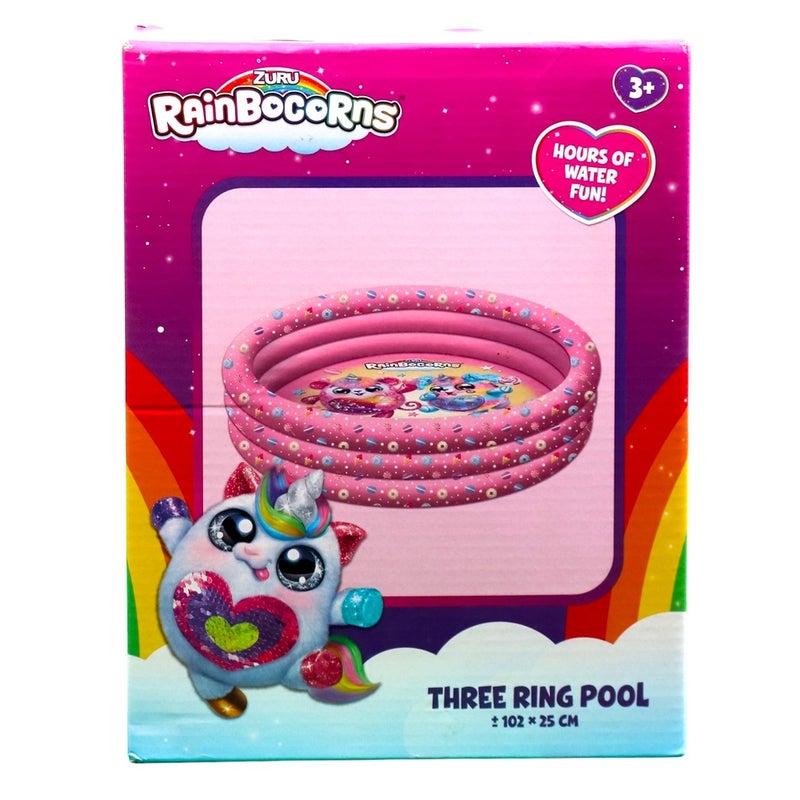 رينبوكورنز حمام السباحة الدائري 102x25 سم - INF-SB-04 - Image 2