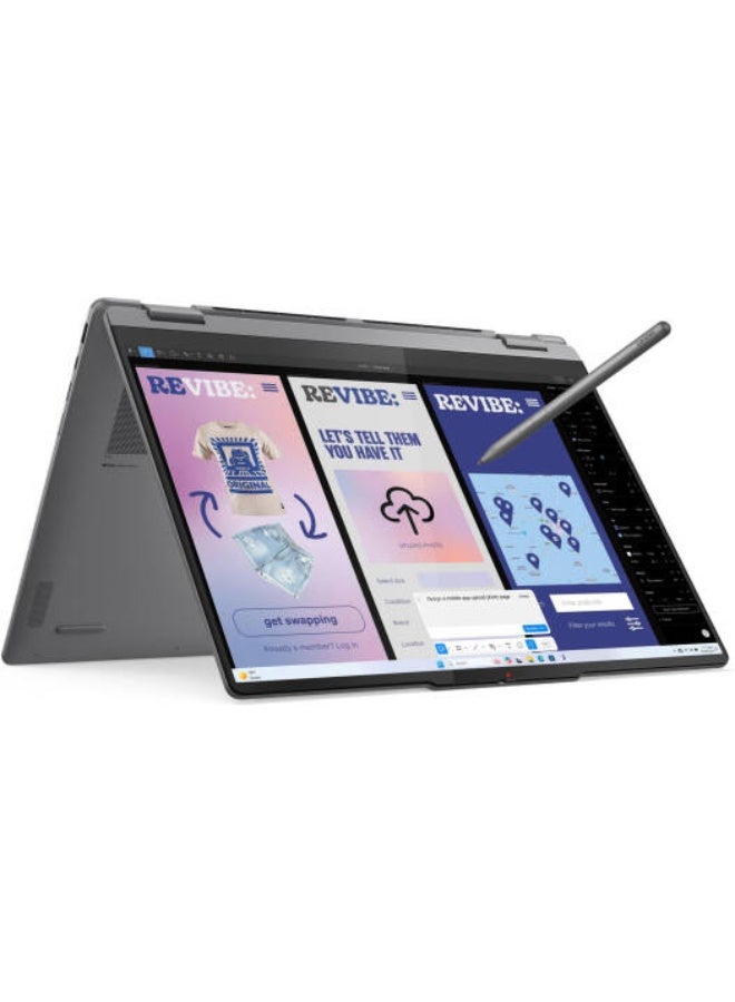 Lenovo Yoga 7 2-in-1 16ILL10 Laptop, 16" WUXGA IPS 60Hz Touch, Intel Core Ultra 7, 16GB RAM, 512GB SSD, Windows 11 Home, Luna Grey English Luna Grey - Image 5