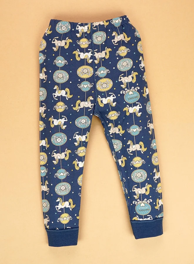 LITTLE SURPRISE BOX Little Surprise Box,Magical Unicorn soft Cotton Joggers Nightsuit set for Kids-2-3 Y