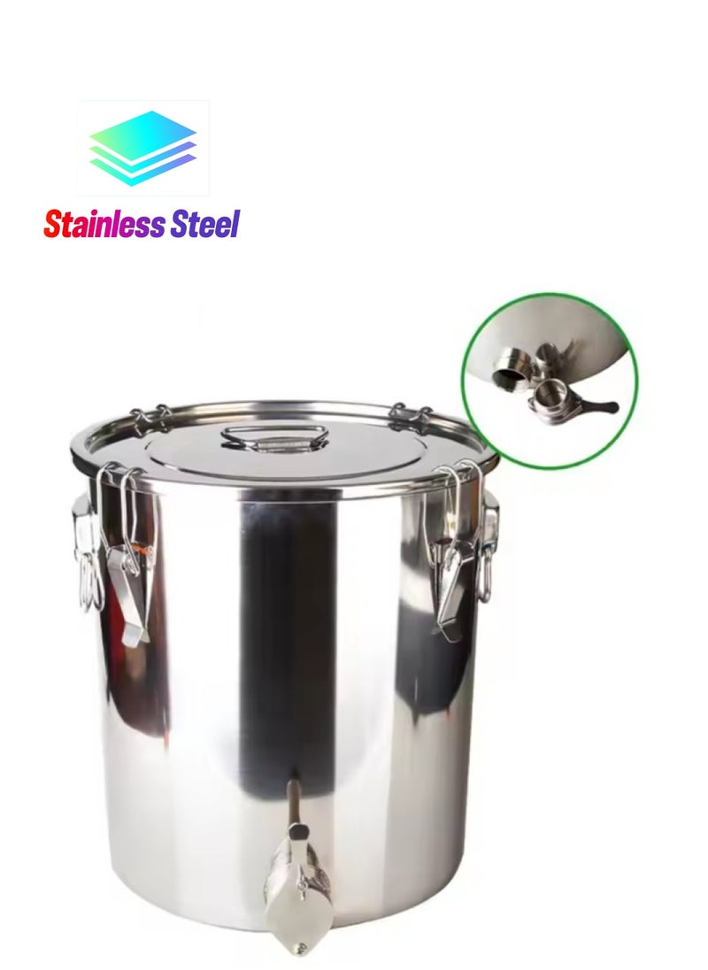 LETWOO LETWOO 20L Beekeeping Honey Pail with 304 Stainless Steel Honey Gate  - Image 1