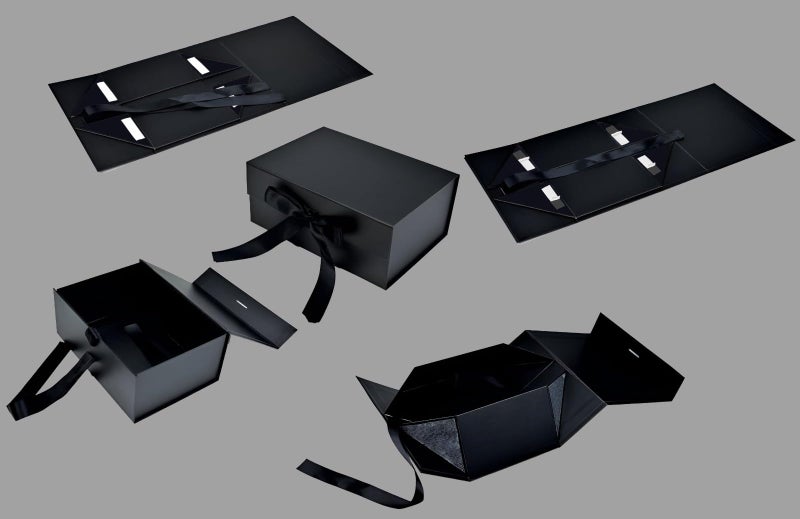 SpecialYou.in Special You Gift Box for Packaging (10 * 8 * 4 Inch), Hamper Boxes for Gift Empty, Decorative Boxes for Gifts for Women, Black Foldable Storage Box- Pack of 1 - Image 5