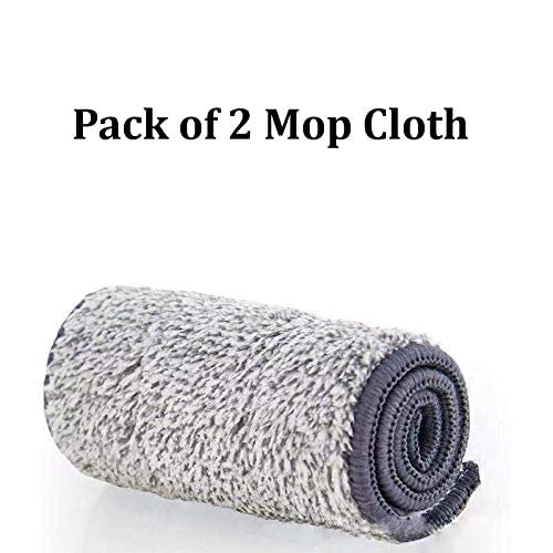 XML Mop Refill Pad for Flat Mop Microfiber Grey (Pack of 2) - Image 2