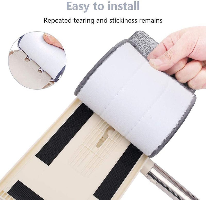 XML Mop Refill Pad for Flat Mop Microfiber Grey (Pack of 2) - Image 3