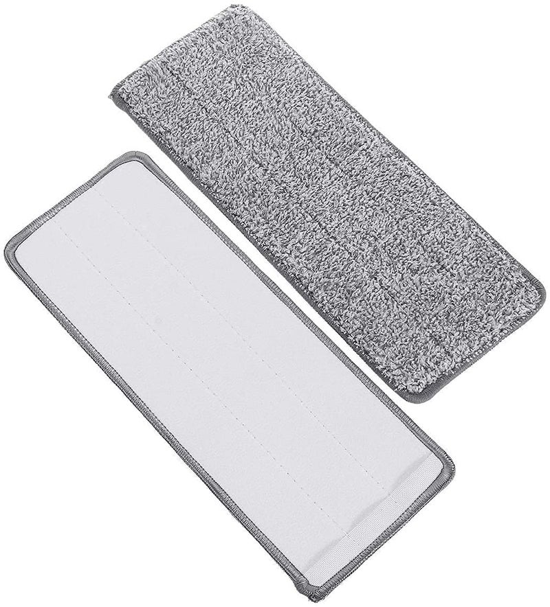 XML Mop Refill Pad for Flat Mop Microfiber Grey (Pack of 2) - Image 1