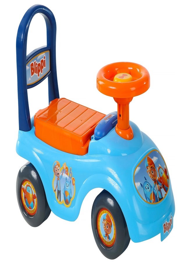 Dynacraft Blippi NE Basic Ride-On by Dynacraft - Fun and Colorful Design, Perfect for Toddlers, Sturdy and Durable, Easy to Assemble, Ideal for Indoor and Outdoor Play - Image 1