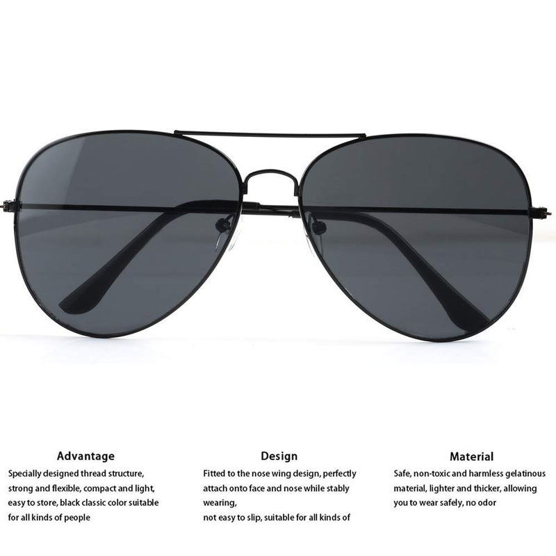 Beelittle Airline Pilot Captain Costume Kit Pilot Dress up Accessory Set with Aviator Sunglasses - Image 3