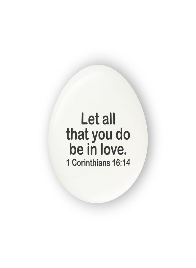 لايف فورس جلاس أحجار زجاجية تحمل آيات من الكتاب المقدس، ستة من آياتك المفضلة الملهمة من الكتاب المقدس على أحجار شفافة وغير شفافة، معبأة في صندوق فاخر من إنتاج شركة لايف فورس جلاس. المجموعة الثالثة. - Image 4