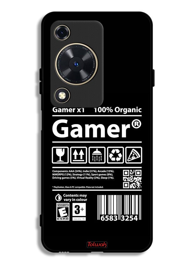 Tolwak Huawei Nova Y63 Protective Case Cover Gamer Sticker