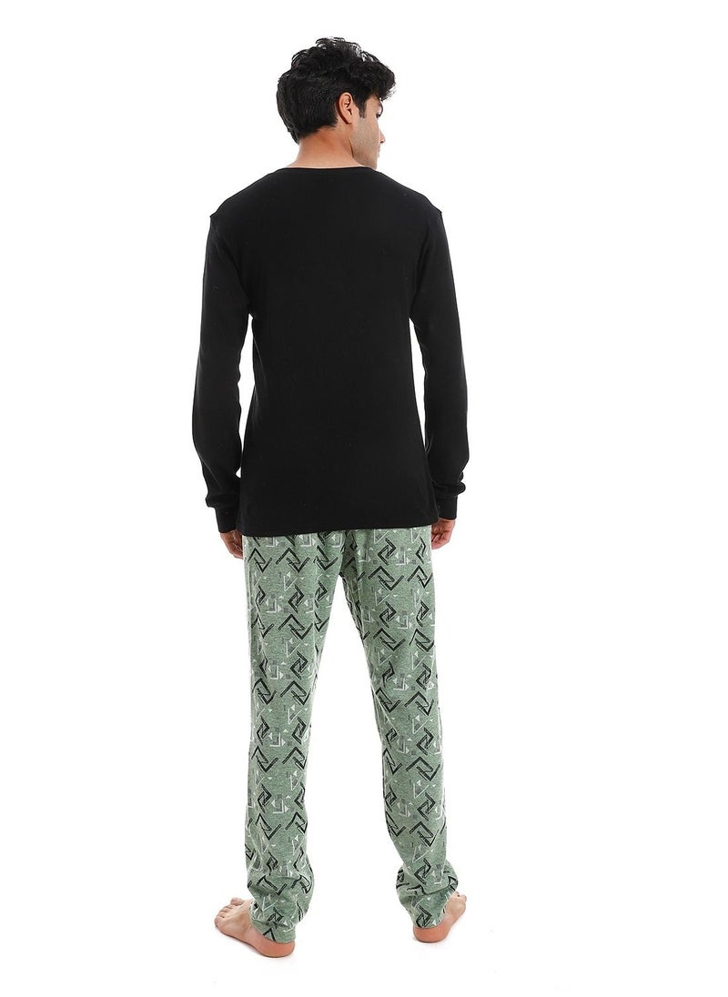Caesar Men's Pajama Set T-shirt  And Pant  - Image 4