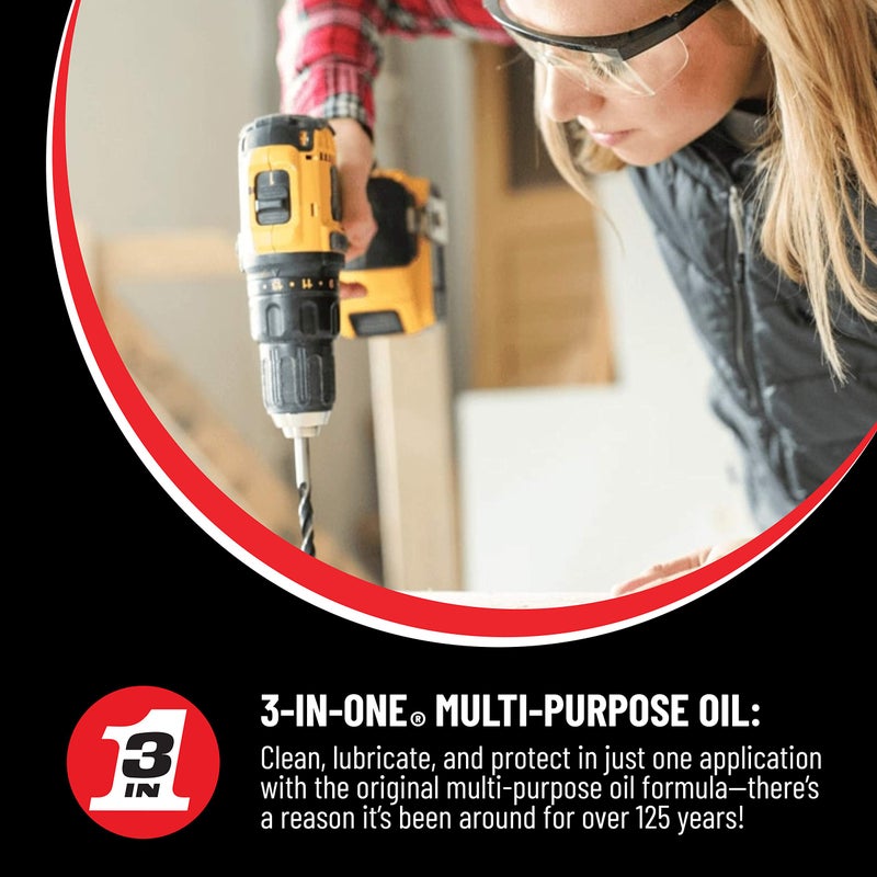 3 in one زيت متعدد الأغراض 3 في 1، 8 أونصات - Image 4