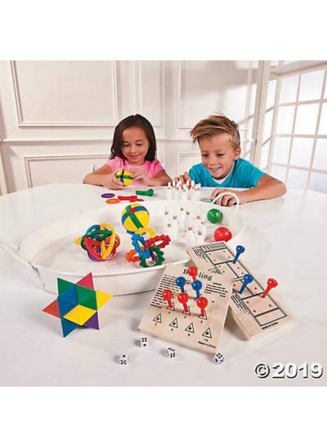 Fun Express - Wooden Peg Board Game Variety Pack Set Of 12 Variety Of Old School And Old Fashioned Games - Image 1